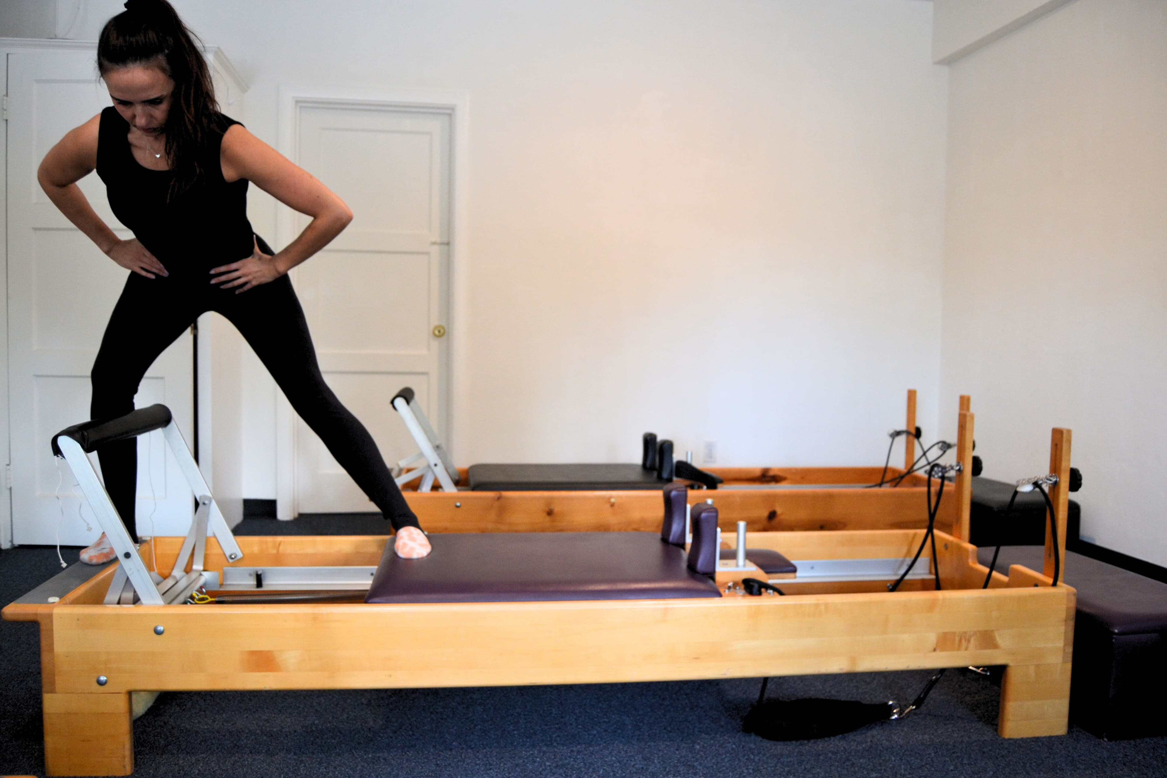 Pilates training session